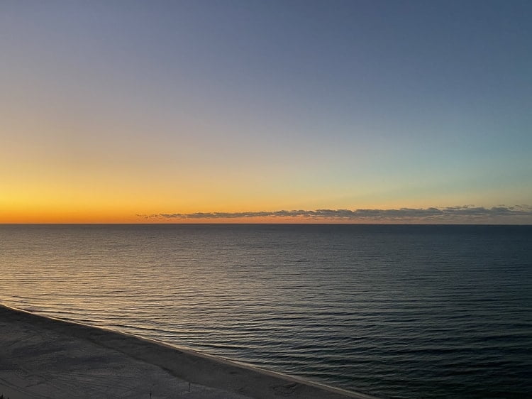 Sunrise on Perdido Key Beach