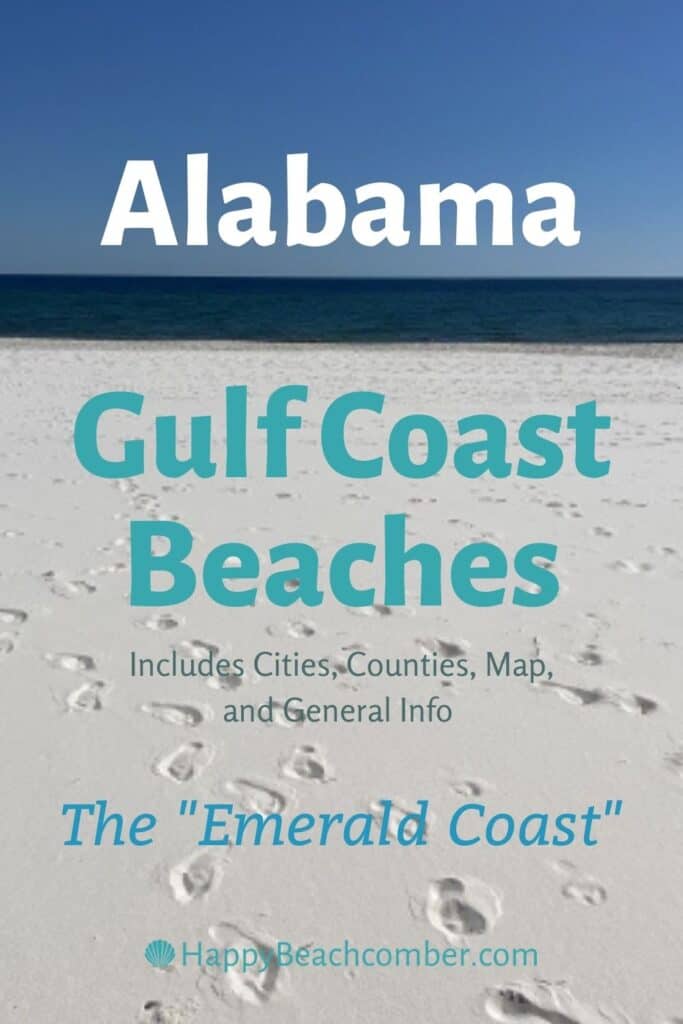 Alabama Beaches [Includes Cities, Counties & Map]