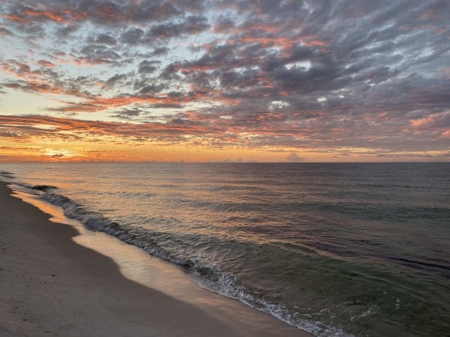 The Beach at Sunrise