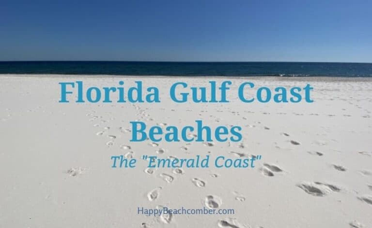 Florida Gulf Coast Beaches [Includes Cities, Counties & Map]