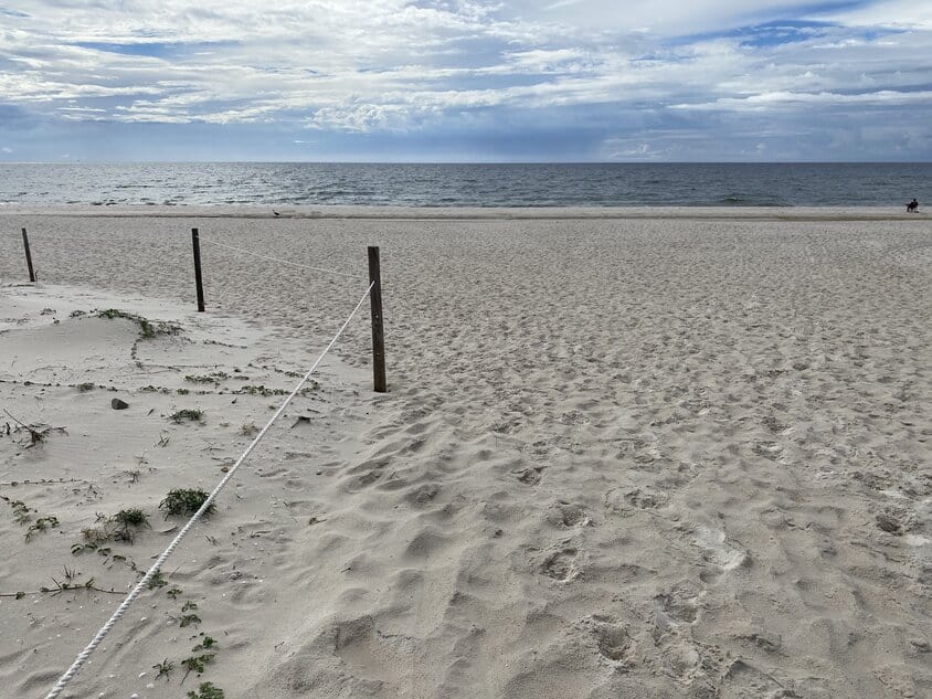 It's a huge beach!