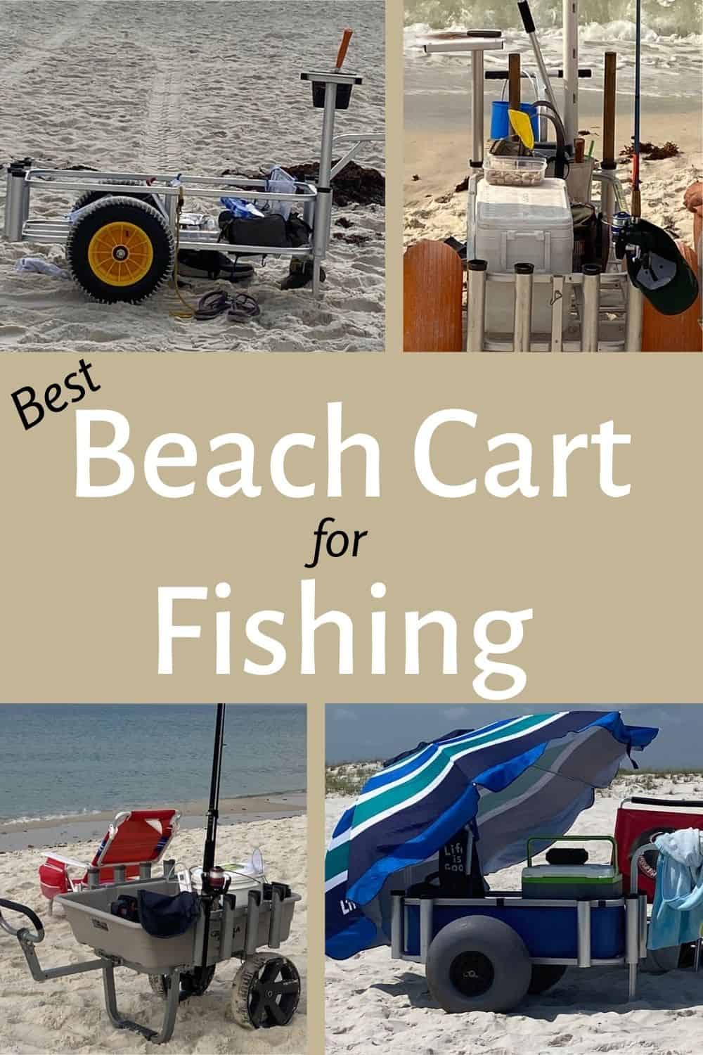 Best Fishing Cart - For Surf Fishing on Hard or Soft Sand