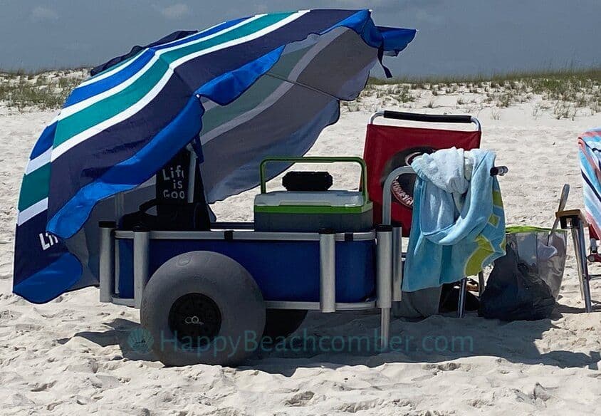 Beach Fishing Cart with Balloon Wheels