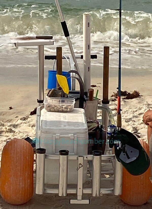 Best Beach Cart for Fishing - Balloon Wheels for Soft Sand
