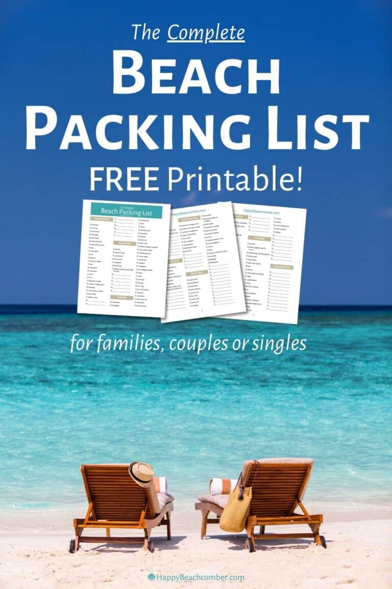 Best Beach Packing List for Family or Singles [FREE Printable!]