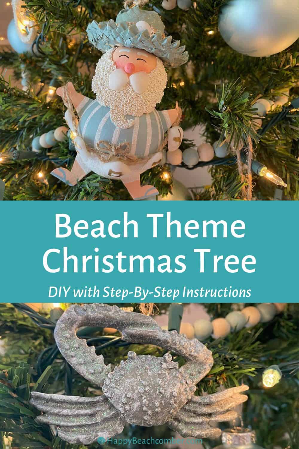 Beach Theme Christmas Tree