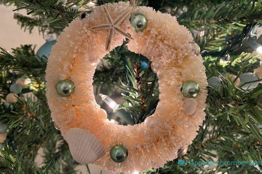 Beachy Wreath Ornament