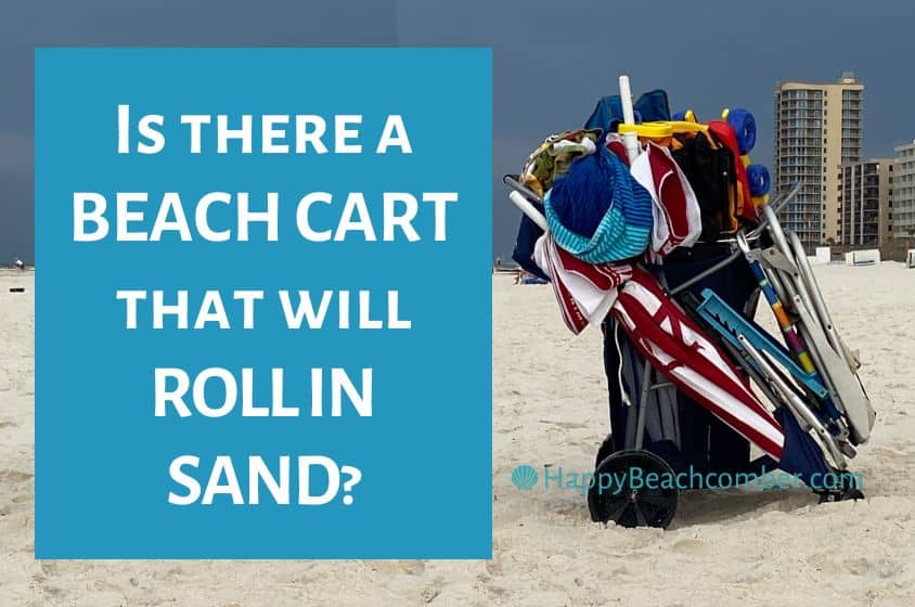 Is there a beach cart that will roll in sand?