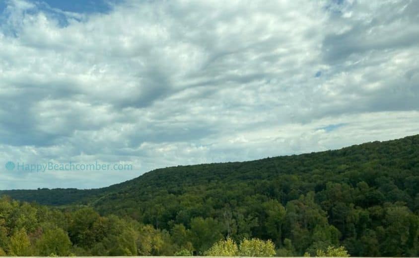 Driving through southern Arkansas approaching the foothills of the Ozarks.