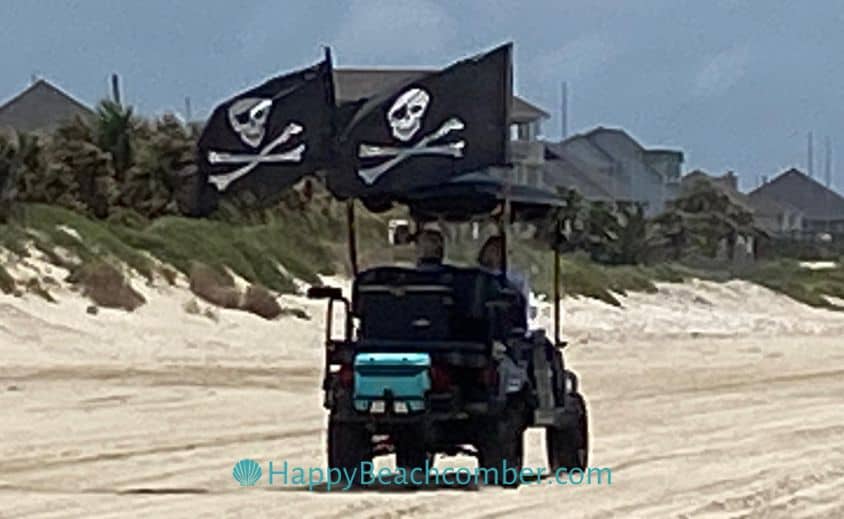 Jeep with Pirate Flags