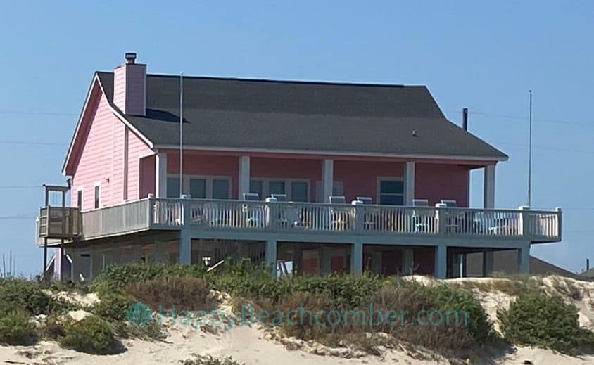 Lovely Pink House on Crystal Beach, Texas